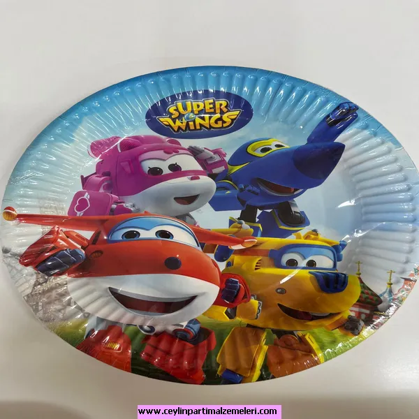 Harika Kanatlar Temalı Karton Tabak 